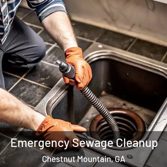  Emergency Sewage Cleanup Chestnut Mountain, GA
