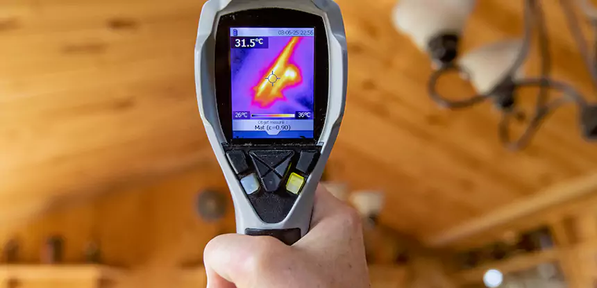 Infrared Camera Roof Leak Detection in Chestnut Mountain