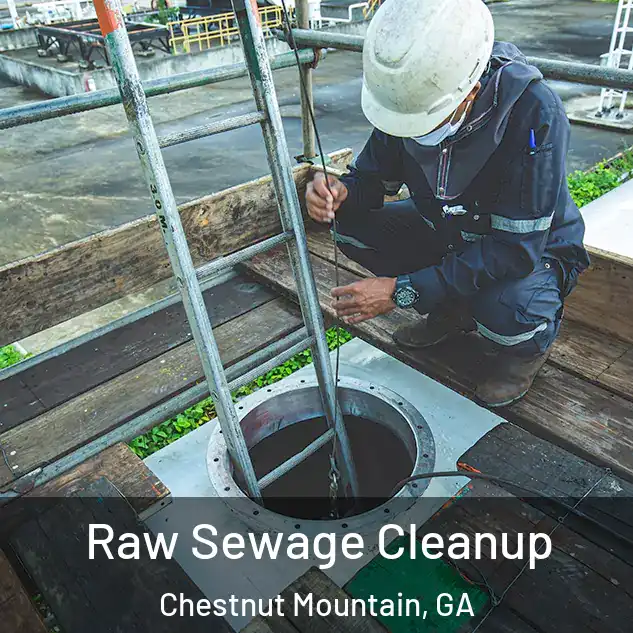  Raw Sewage Cleanup Chestnut Mountain, GA