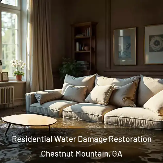  Residential Water Damage Restoration Chestnut Mountain, GA