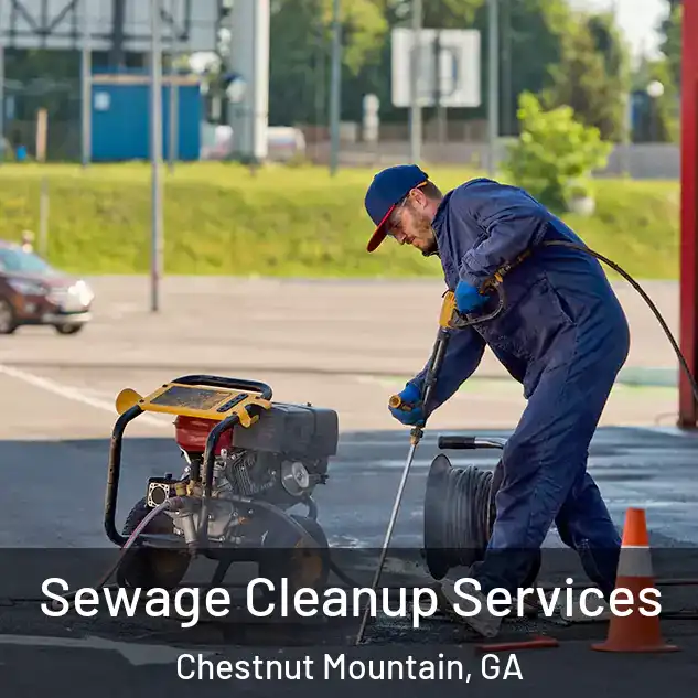  Sewage Cleanup Services Chestnut Mountain, GA