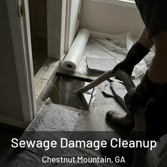  Sewage Damage Cleanup Chestnut Mountain, GA
