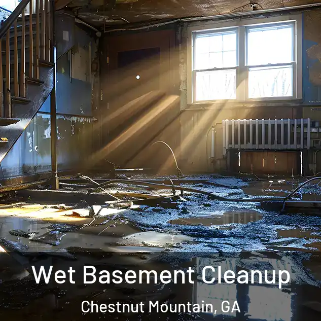  Wet Basement Cleanup Chestnut Mountain, GA